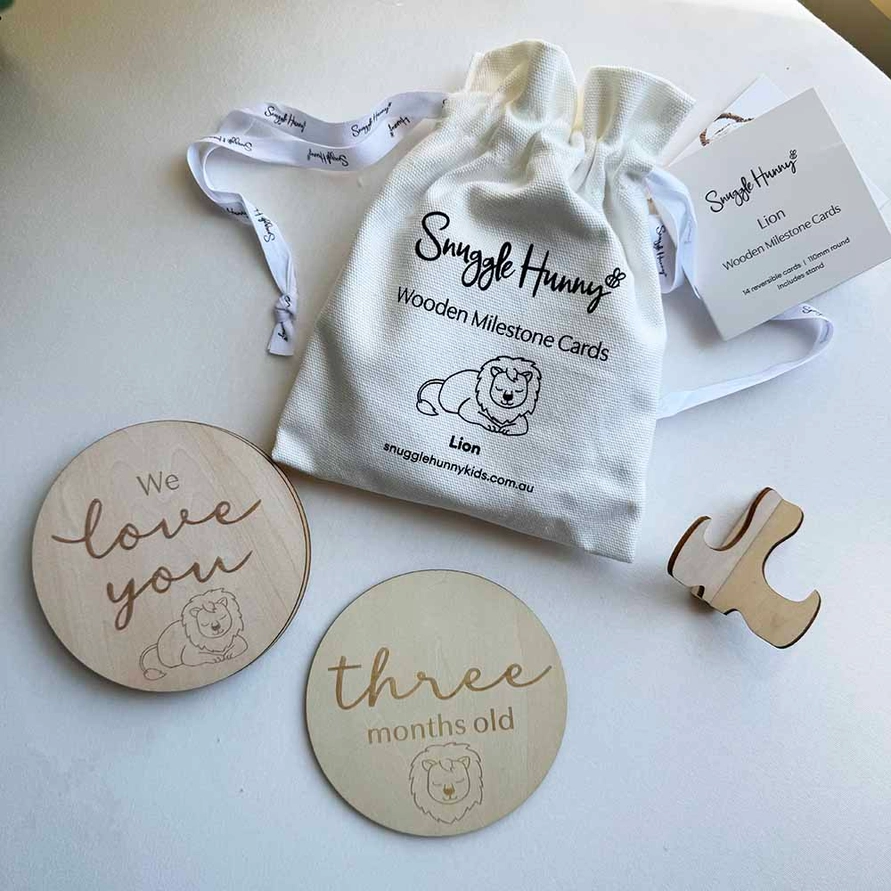 Snuggle Hunny Wooden Milestone Cards - Image 15