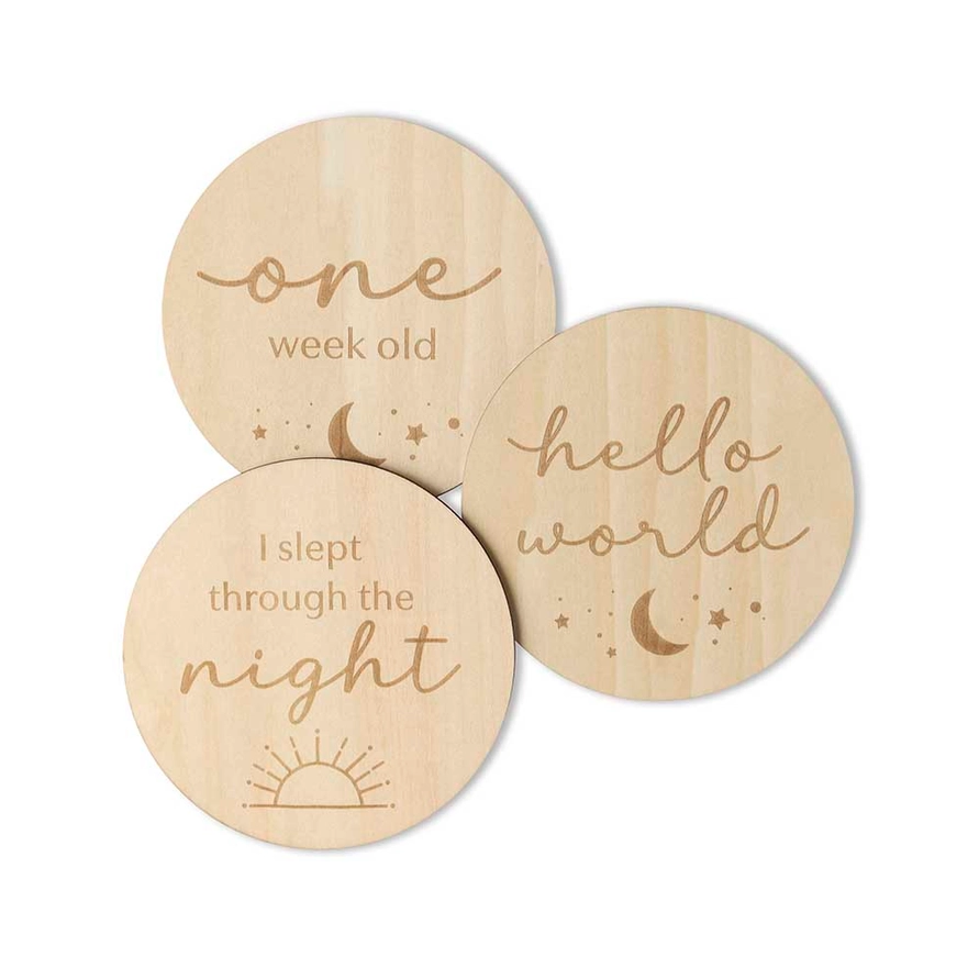 Snuggle Hunny Wooden Milestone Cards - Image 29