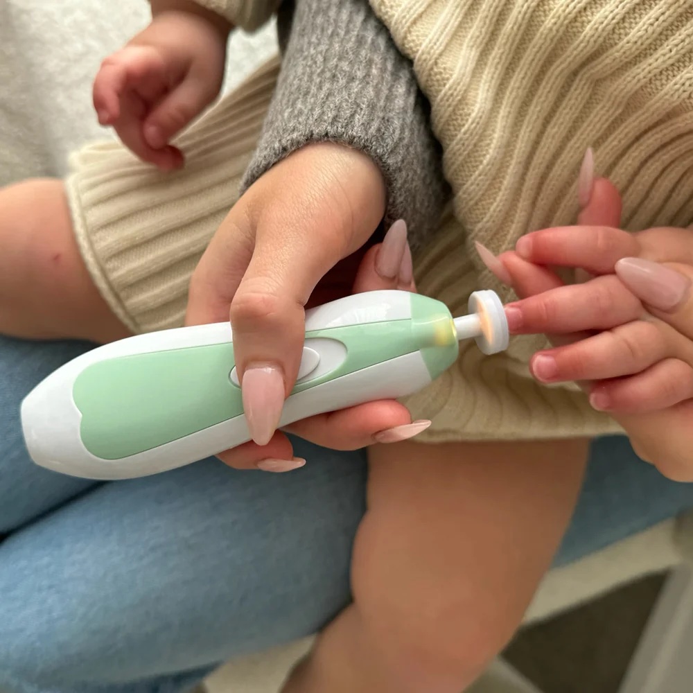 Electric Baby Nail Trimmer – Safe Nail File for Newborns - Image 2