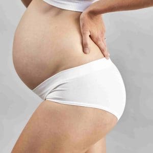 Bamboo Maternity and Recovery Undies - White