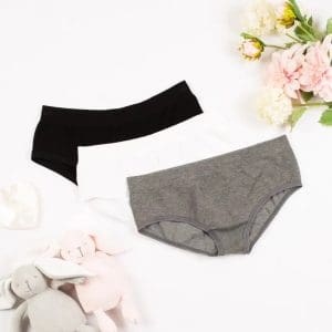 Bamboo Maternity and Recovery Undies - Black