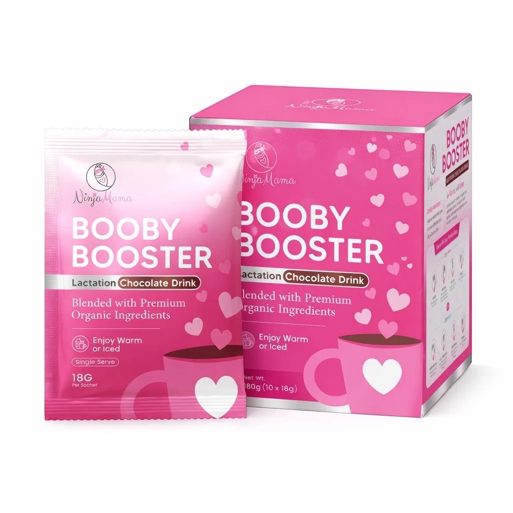 Ninja Mama Booby Booster® Organic Lactation Chocolate Drink | 10 Pack