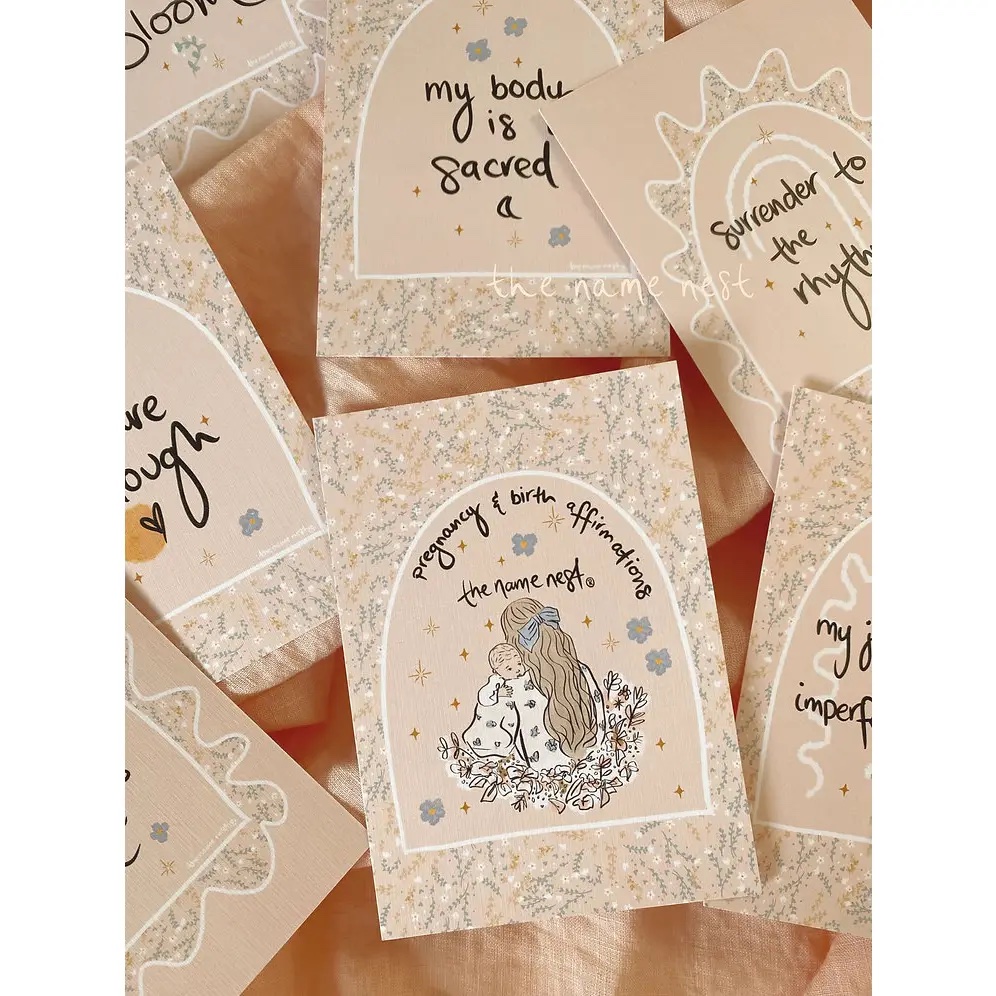 Pregnancy and Birth Affirmation Cards