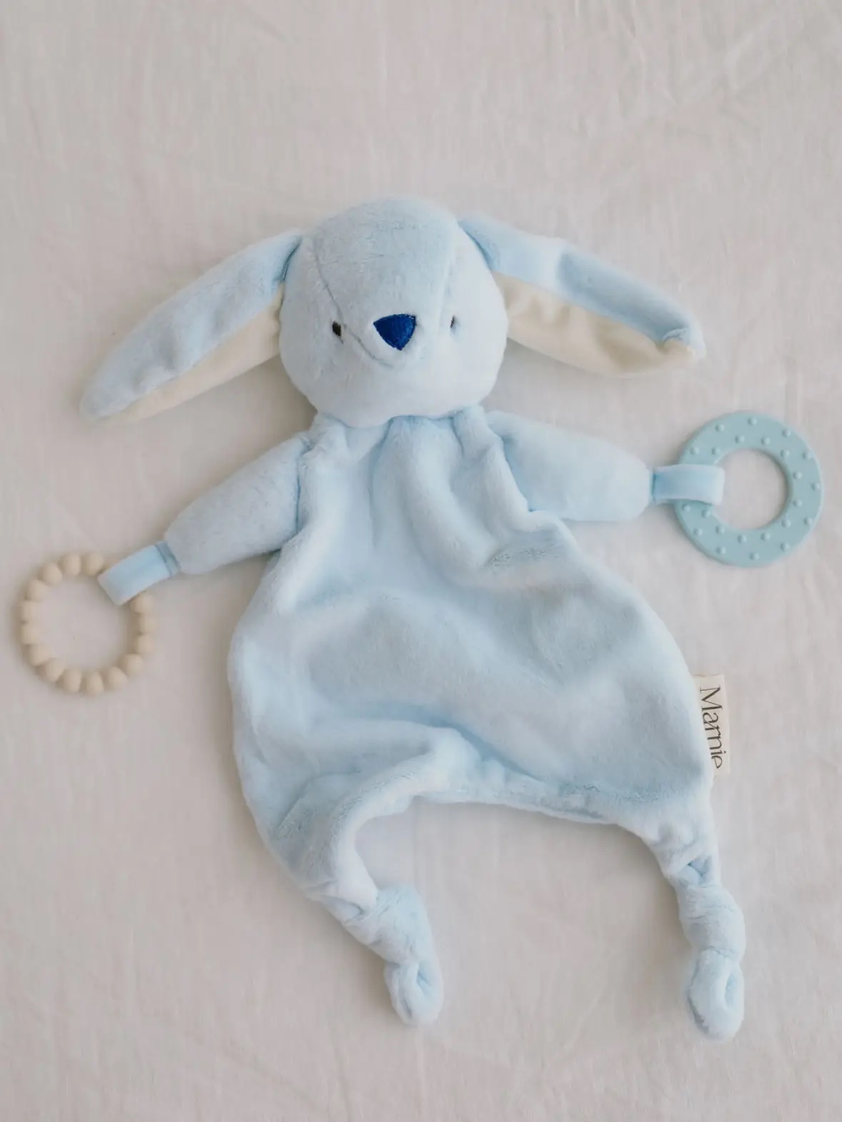 Blue Marnie - Bunny Comforter and Teether - Image 2