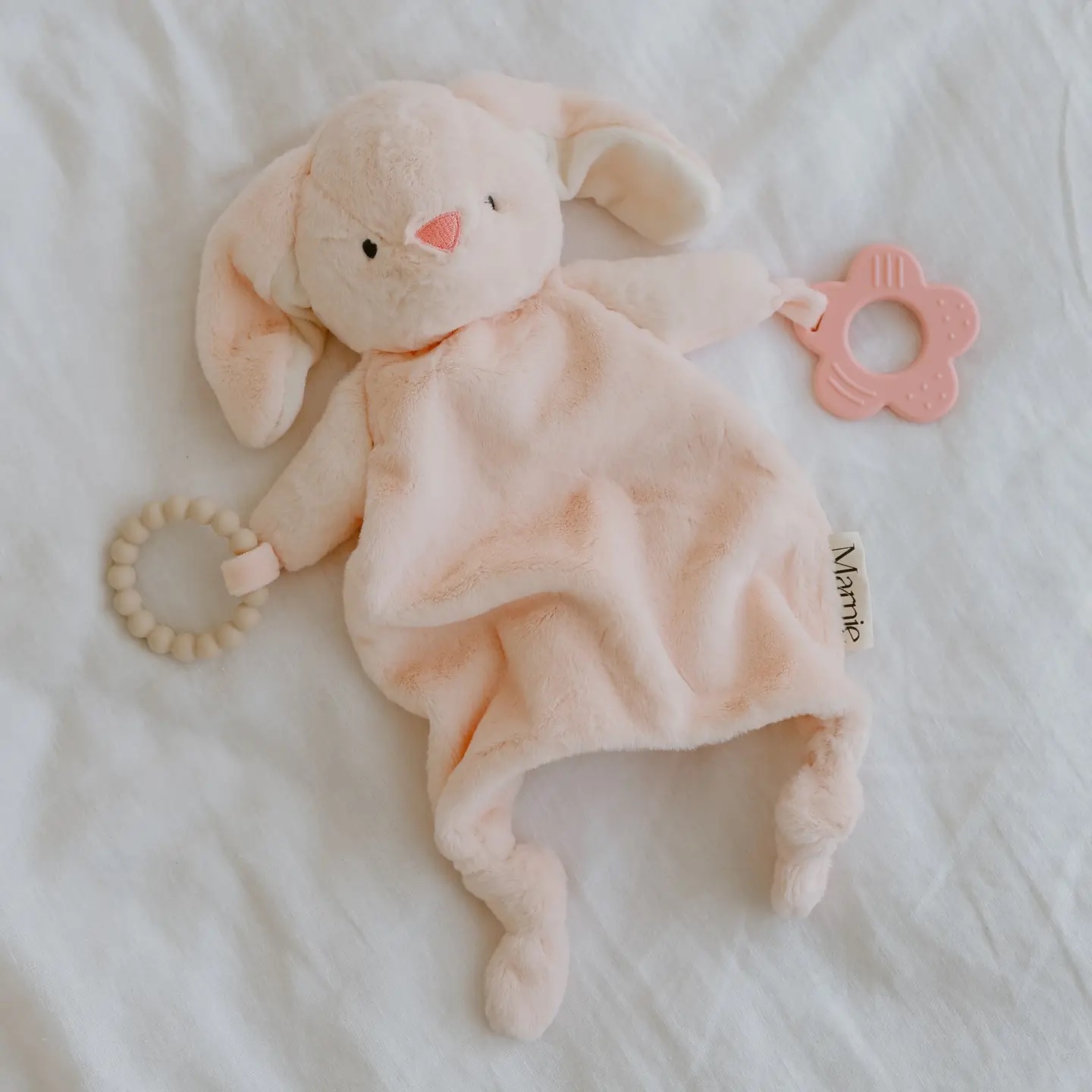 Pink Marnie - Bunny Comforter and Teether