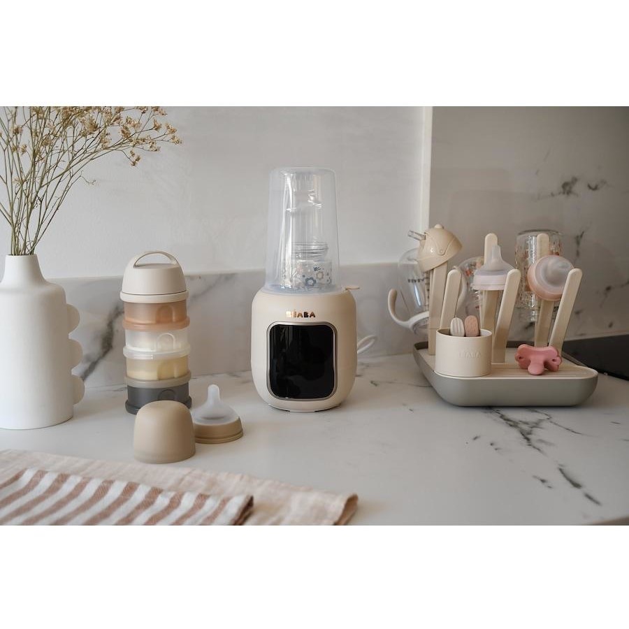 Beaba 5 in 1 Multi Milk Bottle Warmer - Clay - Image 2